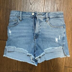 Good American Light Blue Jean Shorts